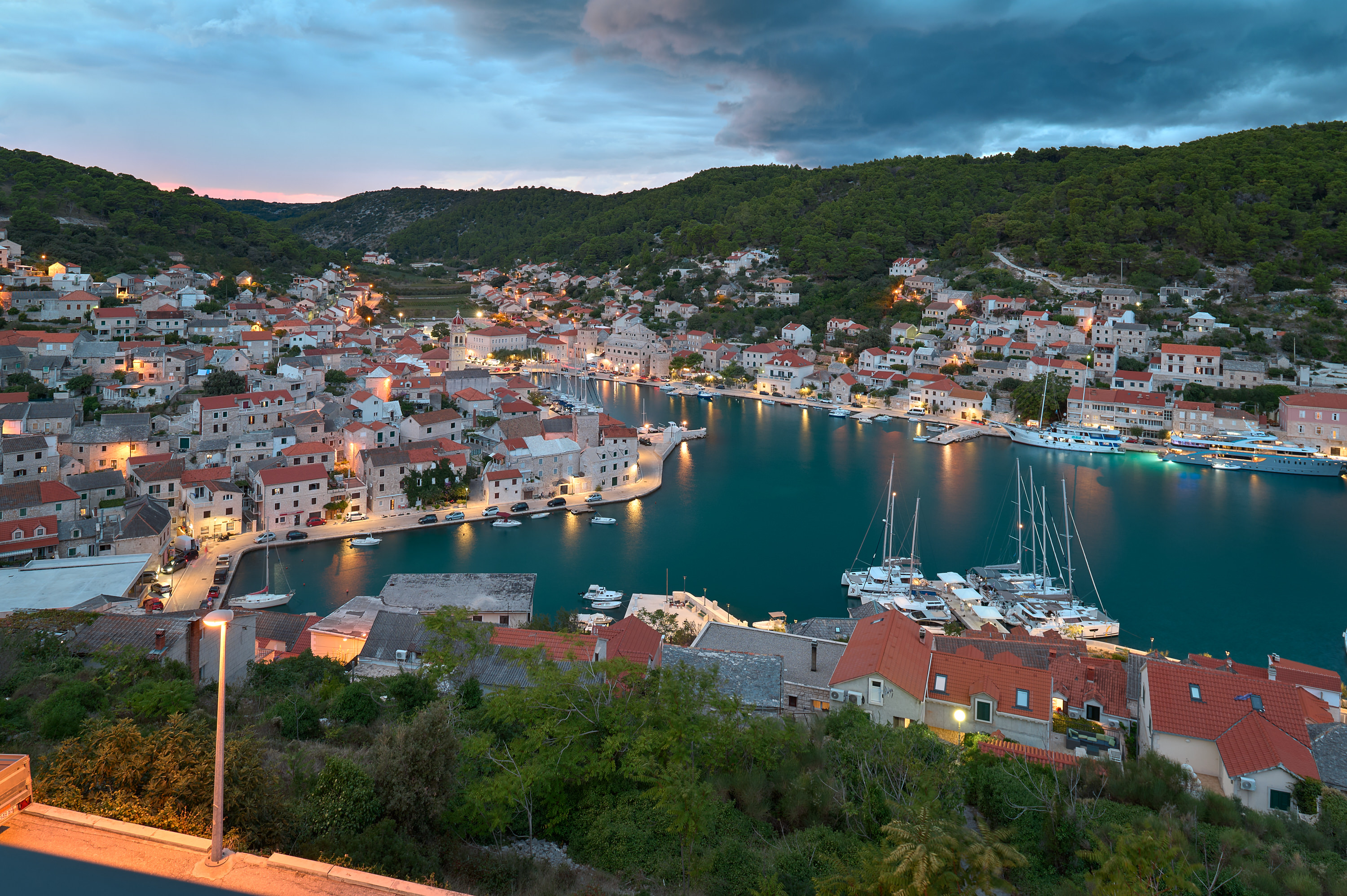 View from The Glass House, Pučišća